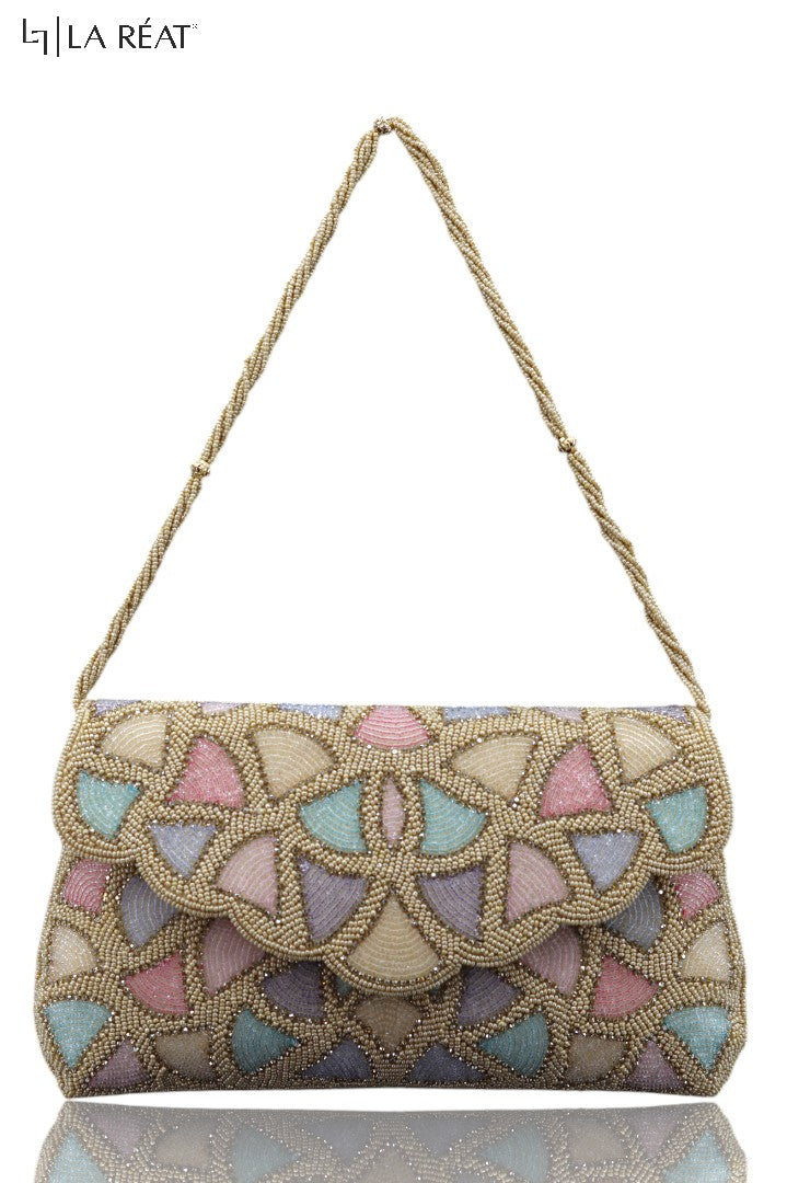 La Reat's Fagnia Women's Bridal Fancy Party Hand Embroidery Potli Bags,  Ladies Purse Wallets, Evening Clutches,