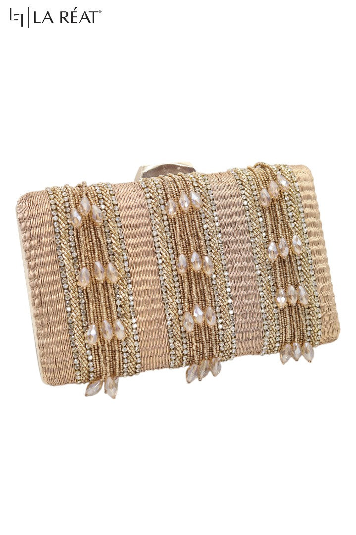 La Reat's Rachel Women's Bridal Fancy Party Hand Embroidery Potli Bags, Ladies Purse Wallets, Evening Clutches, Handbags.