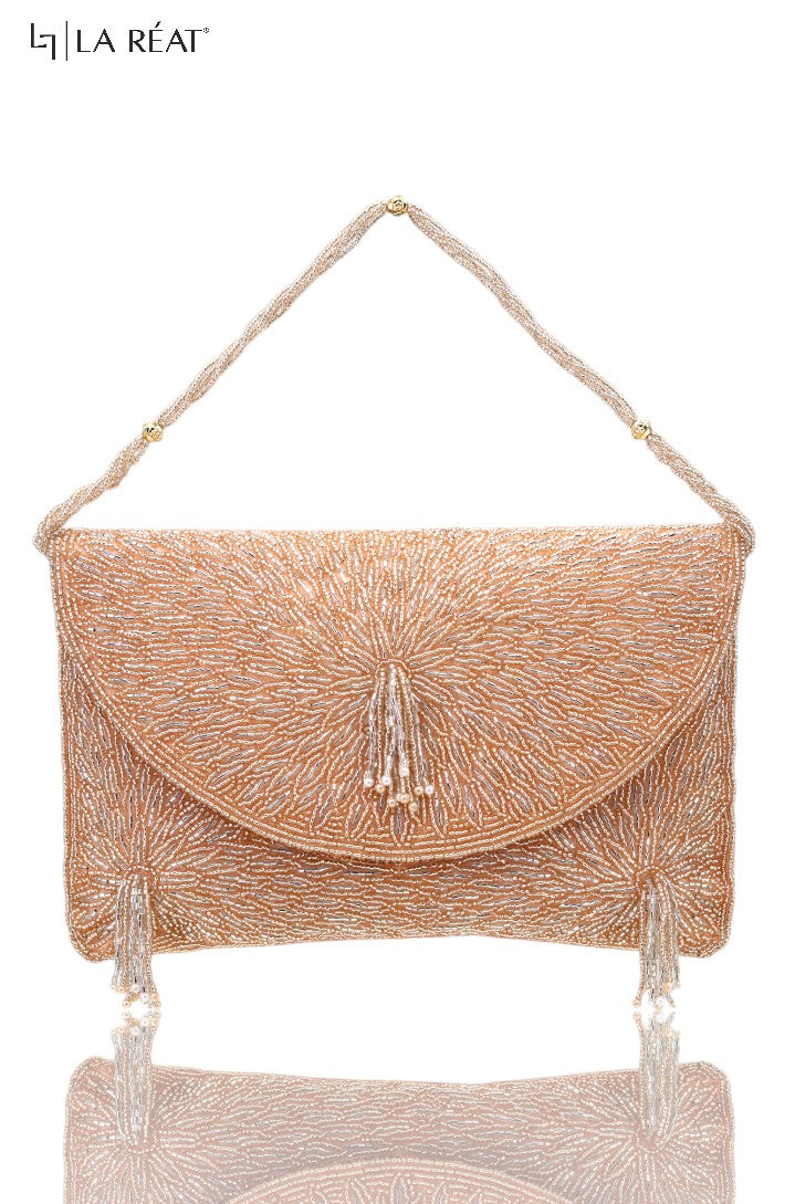 La Reat Aura Bridal Embroidery Clutch