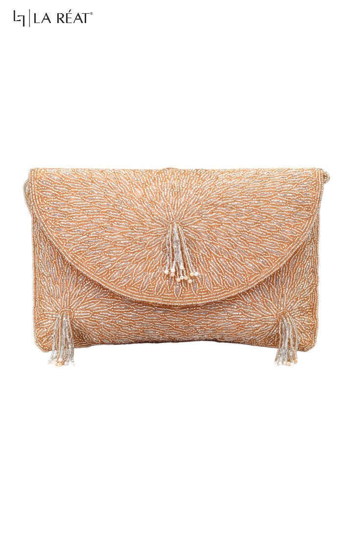 La Reat Aura Bridal Embroidery Clutch