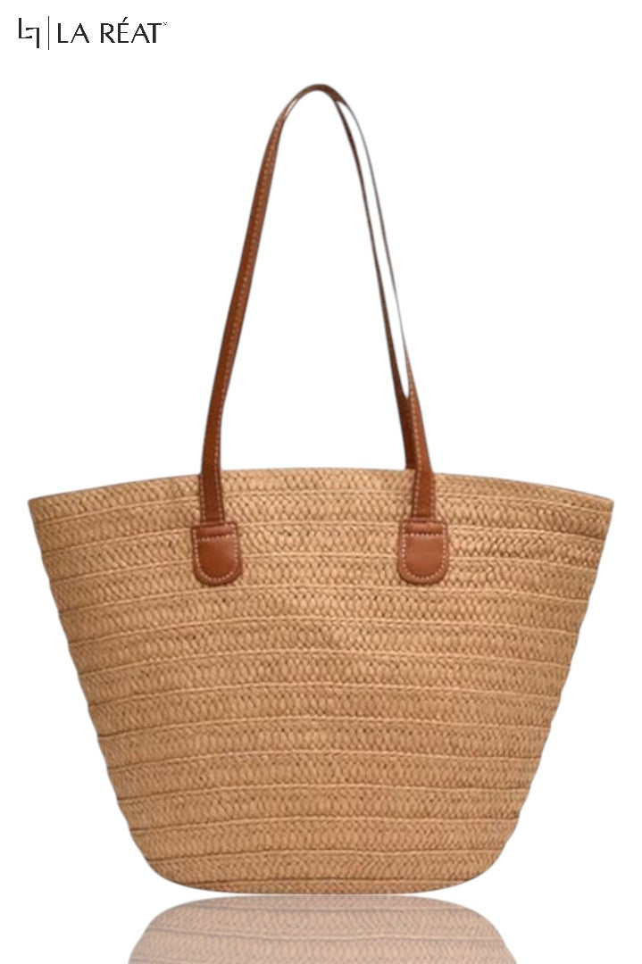 La Reat's Ecojute  Straw Wicker Handmade Boho Summer Beach Classic Shoulder Bag