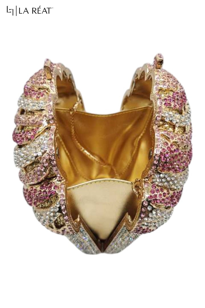 LA Reat Ice cream Shape Crystal Evening Bag Rhinestone Clutches Bags Luxury Design