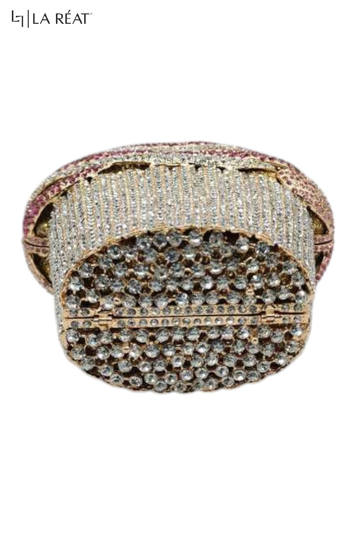 LA Reat Ice cream Shape Crystal Evening Bag Rhinestone Clutches Bags Luxury Design