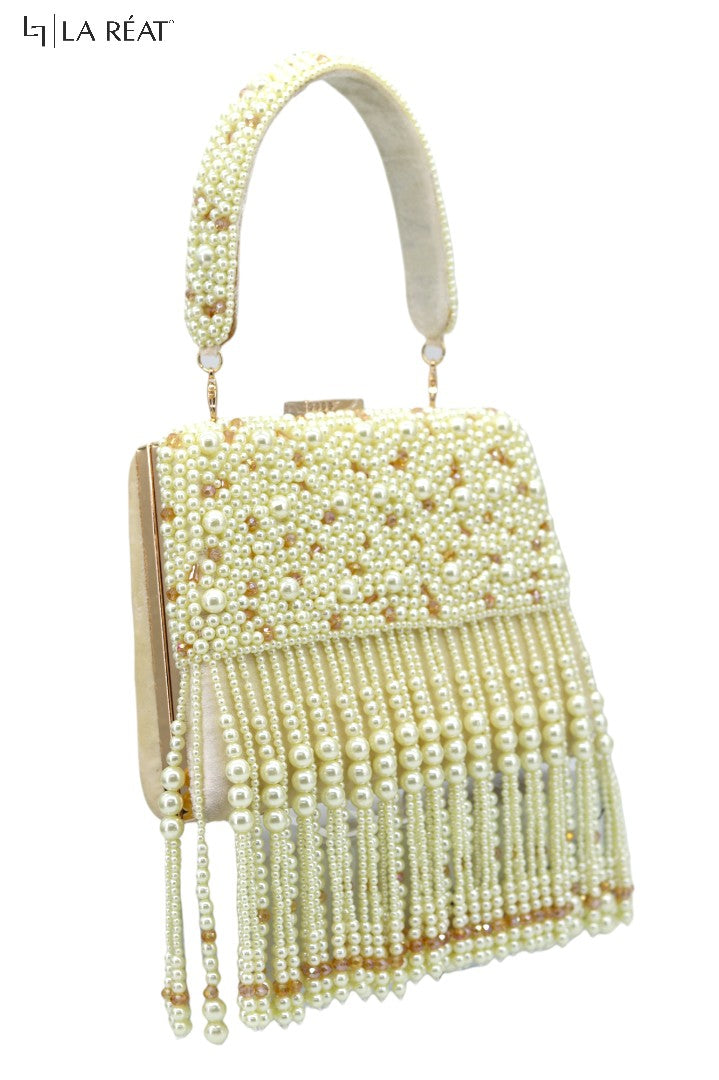 La Reat's Salvi Women's Bridal Fancy Party Hand Embroidery Potli Bags, Ladies Purse Wallets, Evening Clutches, Handbags.