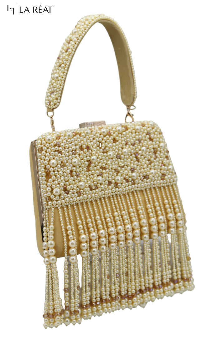 La Reat's Salvi Women's Bridal Fancy Party Hand Embroidery Potli Bags, Ladies Purse Wallets, Evening Clutches, Handbags.