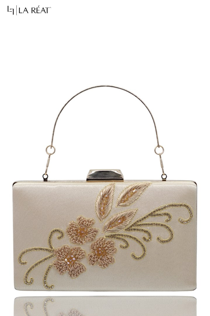 La Reat's Sati Women's Bridal Fancy Party Hand Embroidery Potli Bags, Ladies Purse Wallets, Evening Clutches, Handbags.