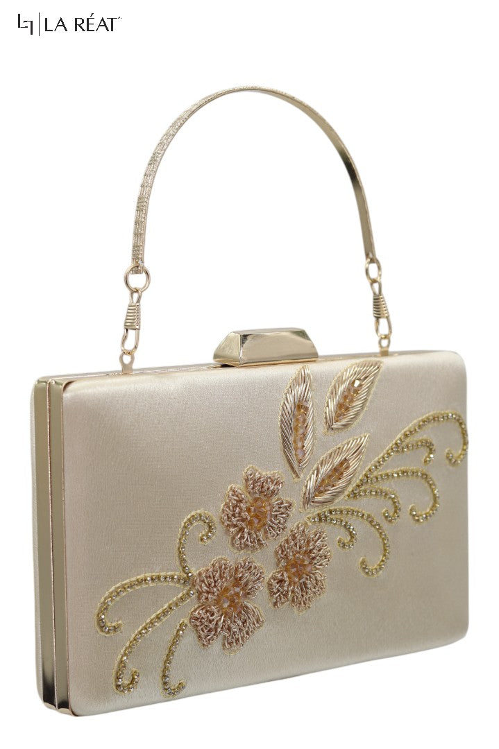 La Reat's Sati Women's Bridal Fancy Party Hand Embroidery Potli Bags, Ladies Purse Wallets, Evening Clutches, Handbags.