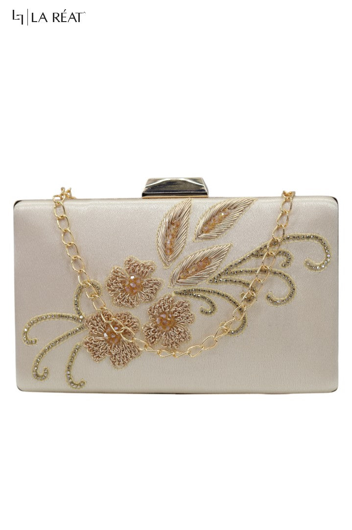 La Reat's Sati Women's Bridal Fancy Party Hand Embroidery Potli Bags, Ladies Purse Wallets, Evening Clutches, Handbags.