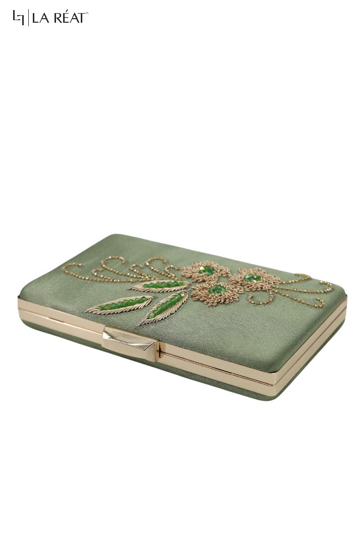 La Reat's Sati Women's Bridal Fancy Party Hand Embroidery Potli Bags, Ladies Purse Wallets, Evening Clutches, Handbags.