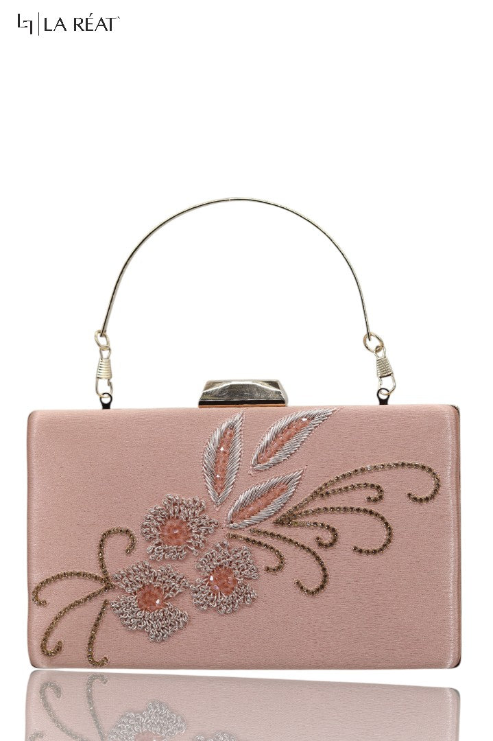 La Reat's Sati Women's Bridal Fancy Party Hand Embroidery Potli Bags, Ladies Purse Wallets, Evening Clutches, Handbags.