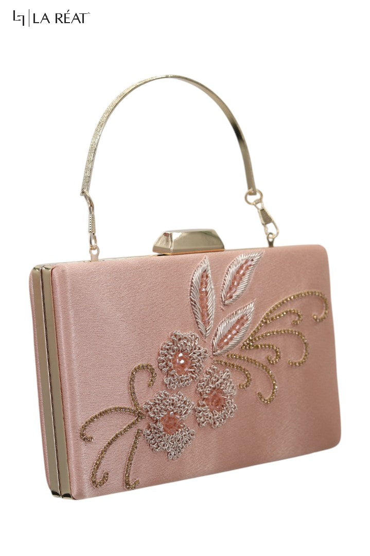 La Reat's Sati Women's Bridal Fancy Party Hand Embroidery Potli Bags, Ladies Purse Wallets, Evening Clutches, Handbags.