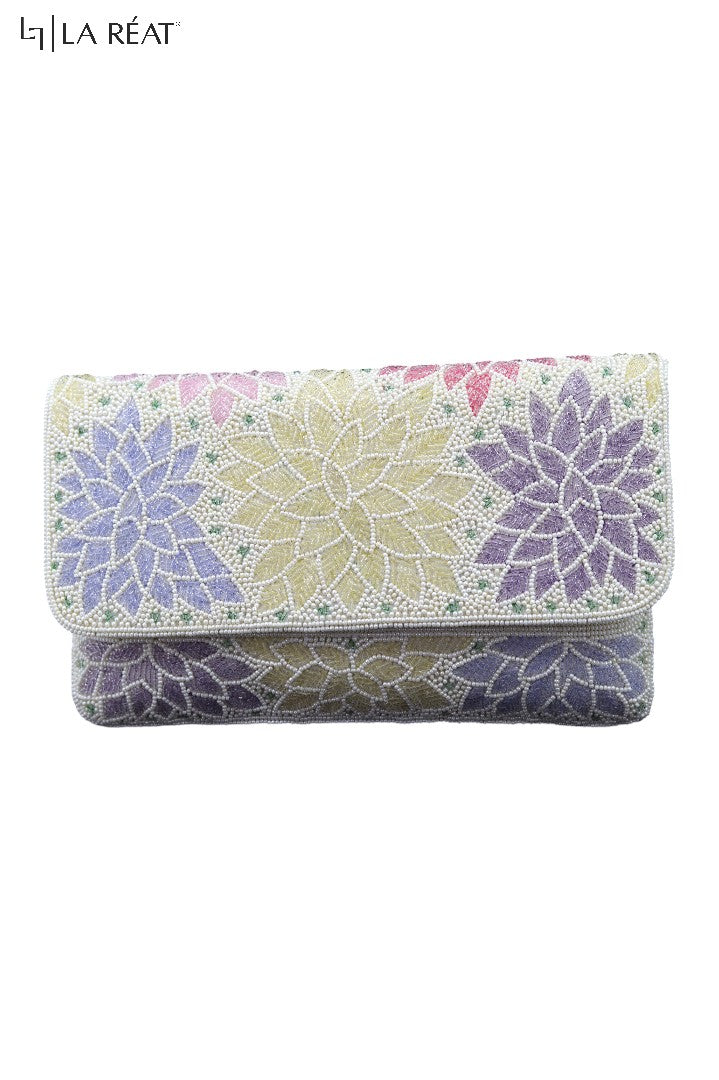 La Reat's  Flory Women's Bridal Fancy Party Hand Embroidery Potli Bags, Ladies Purse Wallets, Evening Clutches, Handbags.