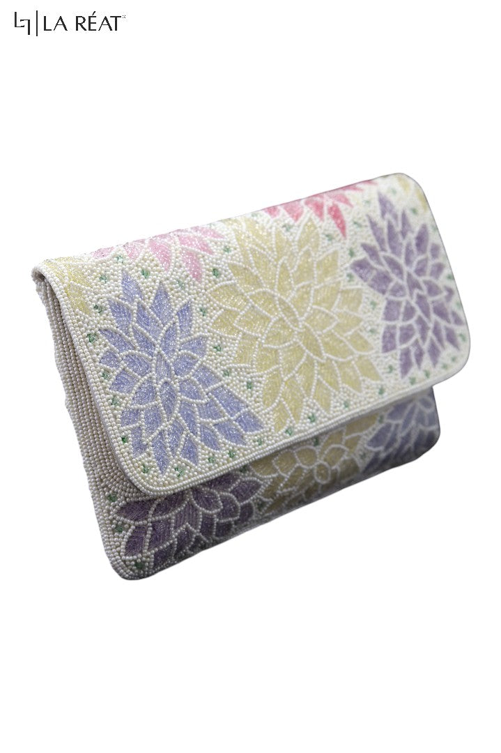 La Reat's  Flory Women's Bridal Fancy Party Hand Embroidery Potli Bags, Ladies Purse Wallets, Evening Clutches, Handbags.