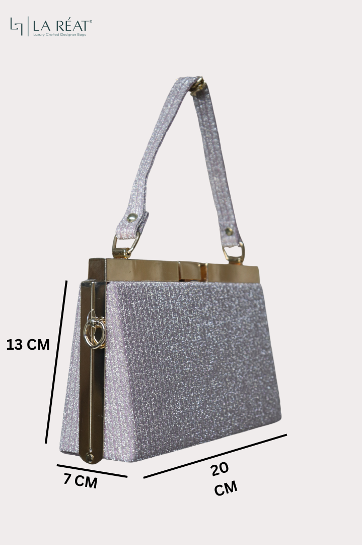 La Reat s Gliter Women s Bridal Fancy Party Clutch Purse Ladies Purse LA REAT