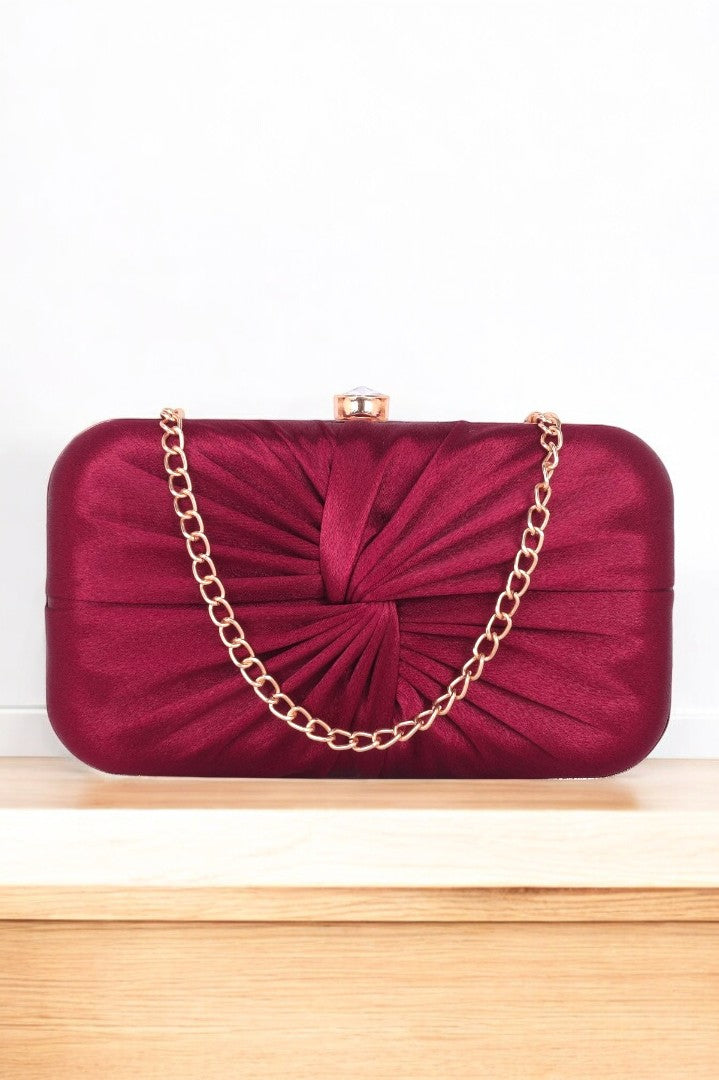 Maroon clutch purse online